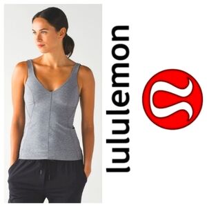 Lululemon Contour Tank in Heathered Slate Sz 6